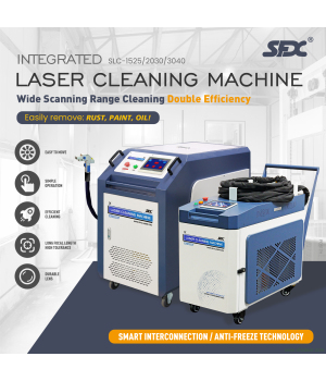 US Stock 1500W 2000W 3000W SmartLink Handheld Laser Rust Remover Efficient SLC Series Continuous Laser Cleaning Machine